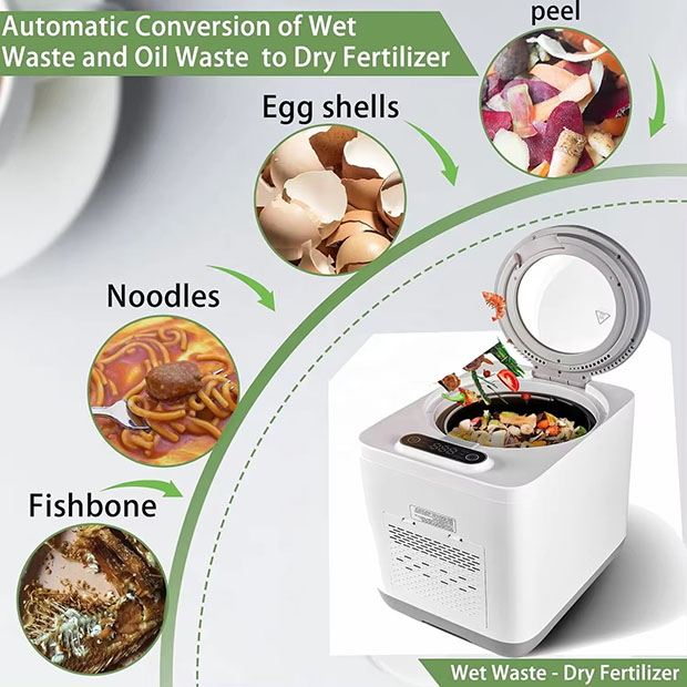 Advanced Electric Compost Machine for Quick Drying & Pulverizing Food Waste Factory wholesale customization OEM