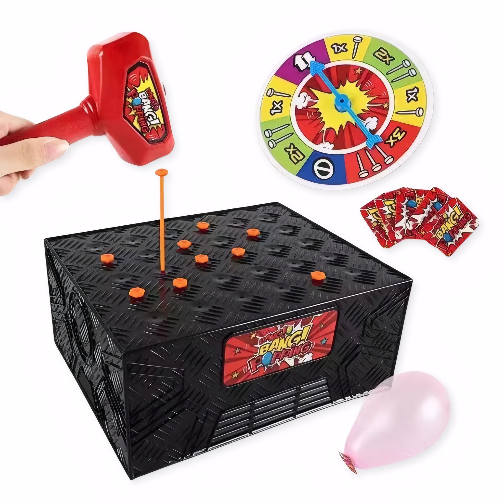 Whack a Balloon Game, Tricky Board Games, Boom Balloon Game for Family Party Adults and Kids