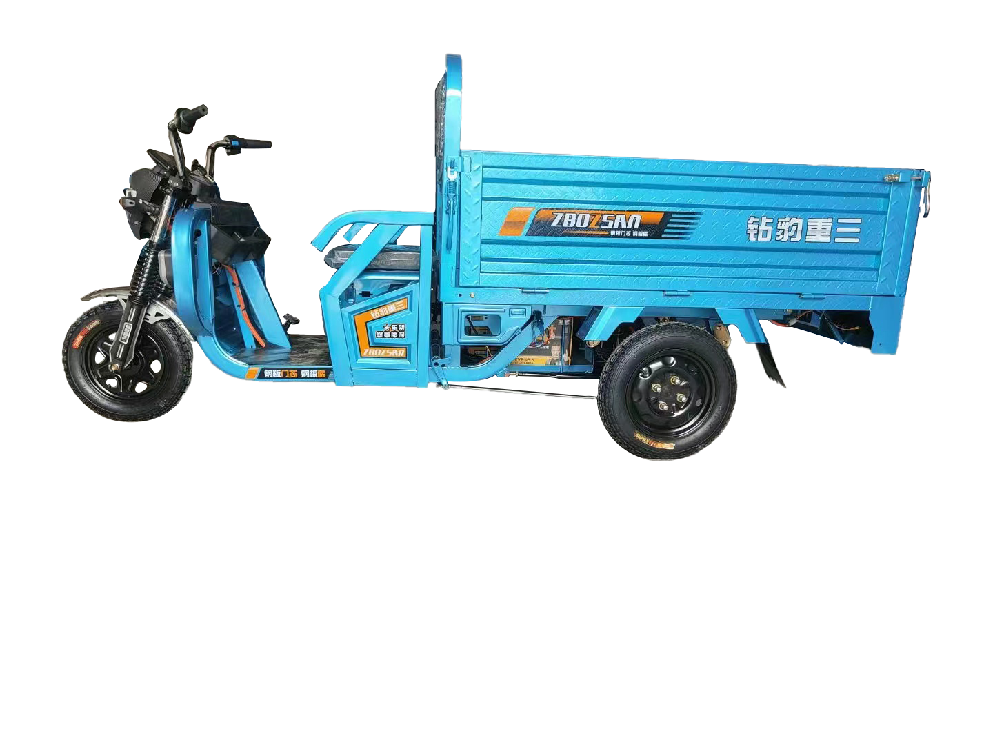 Electric Tricycle with 1000W Differential Motor, Lead Acid Battery, and Hub Brake System - Max Speed 38km/h