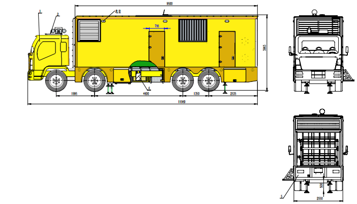 Emergency Energy, Multi-functional Emergency Power Vehicle, 400kv-2000kv Suitable for Factories and Households