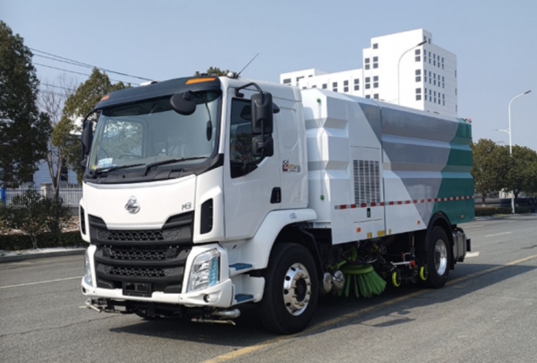 DONGFENG High-PressureWashing 14CBM Road sweeperTruck