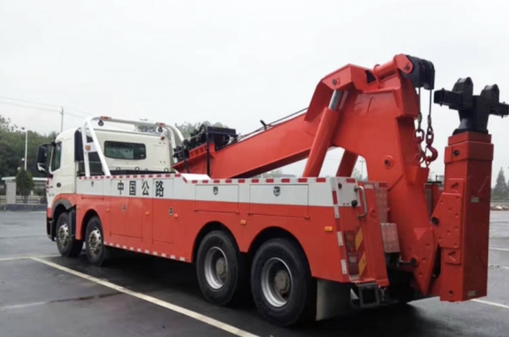 25 Ton Howo Heavy Duty withStage Boom Breakdown Truck