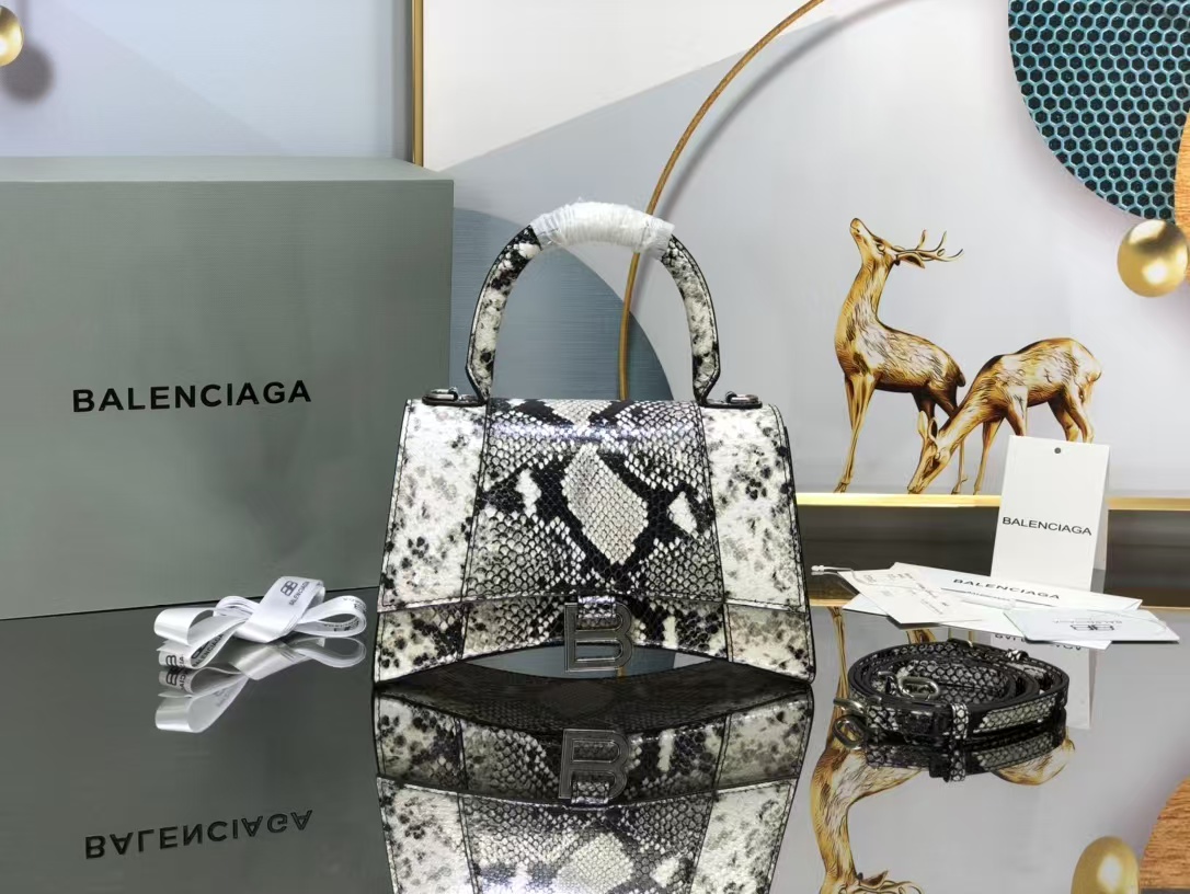 The Upgrade Balenciaga snake  hourglass bag