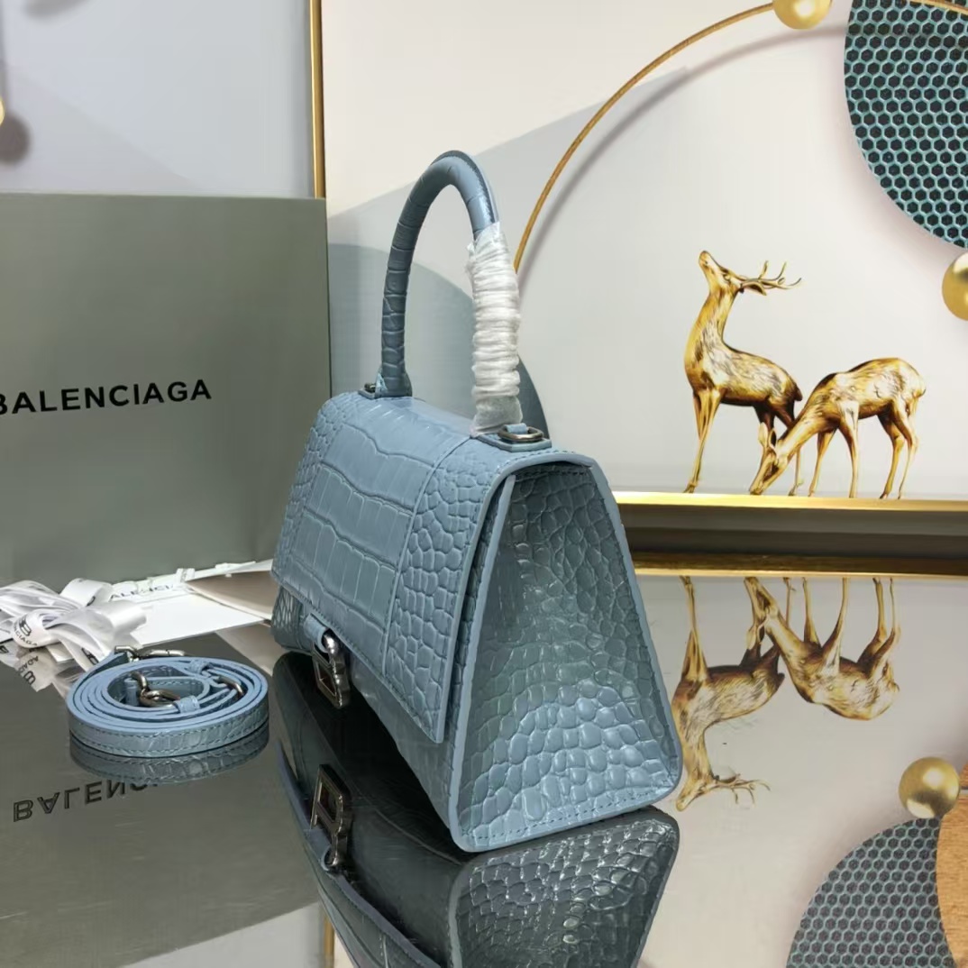 The Upgrade Balenciaga crocodile hourglass bag