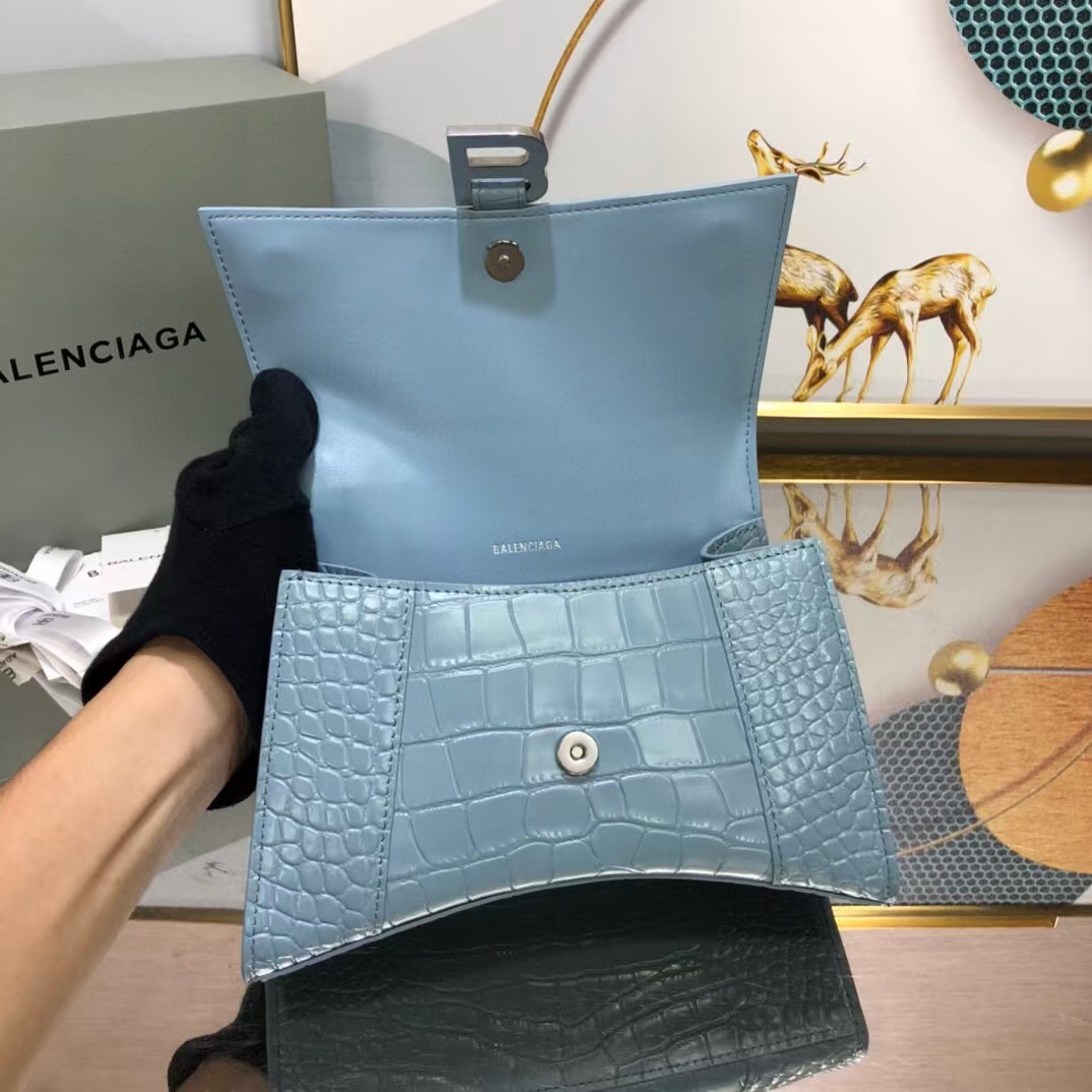 The Upgrade Balenciaga crocodile hourglass bag