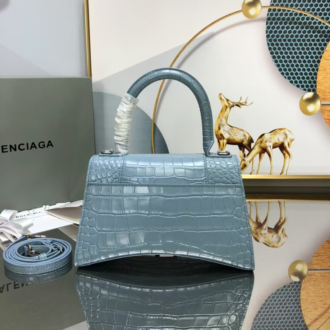 The Upgrade Balenciaga crocodile hourglass bag