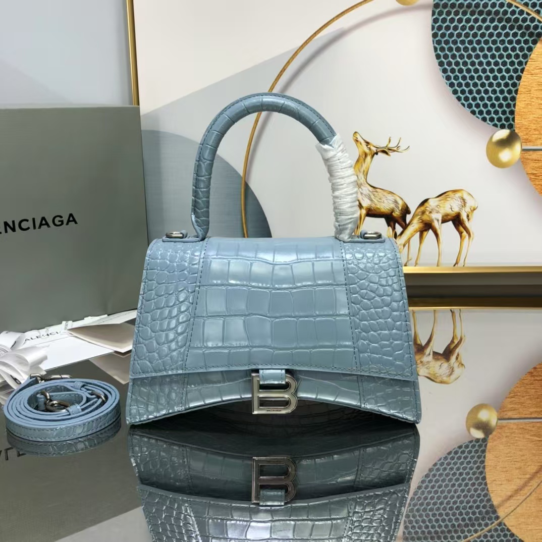 The Upgrade Balenciaga crocodile hourglass bag