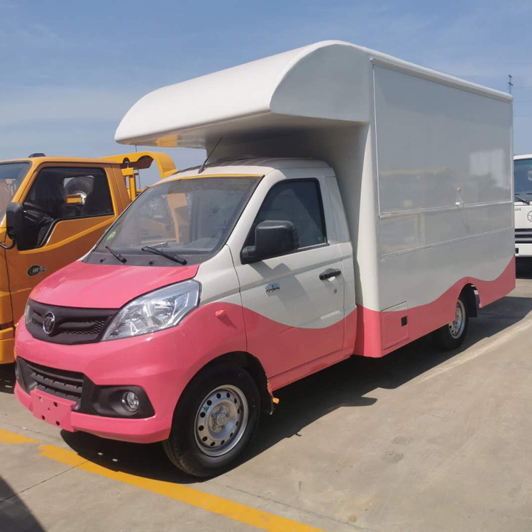 Multifunctional food truck Ice cream truck Snack car Mobile vending car 