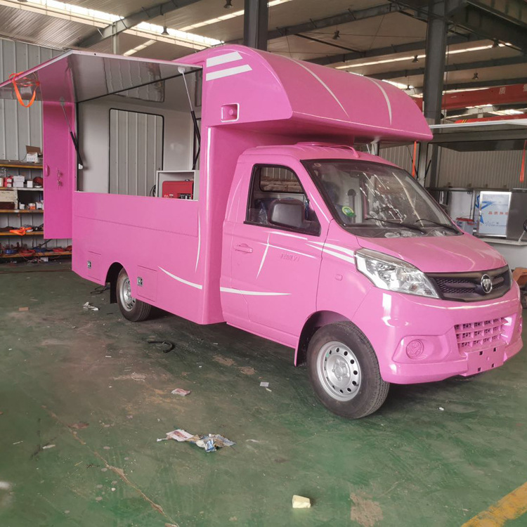 Multifunctional food truck Ice cream truck Snack car Mobile vending car 